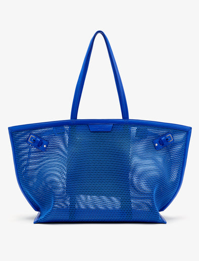 Front image of Days Carryall in Mesh in Cobalt