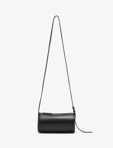 Proenza Schouler Front image of Crossbody Silo Bag in Black