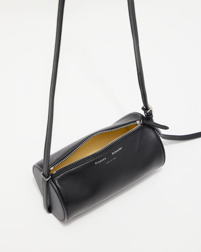 Aerial image of Crossbody Silo Bag in Black