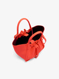 Proenza Schouler Aerial image of Small Ruched Tote in Vermillion