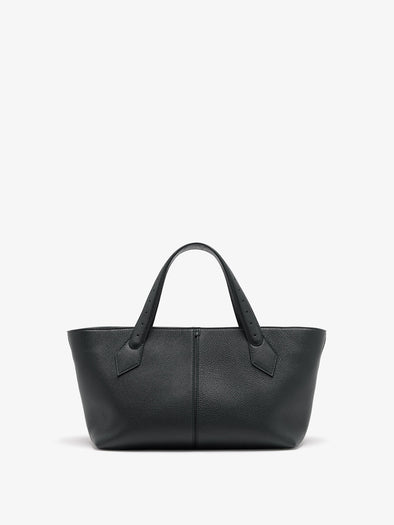 Proenza Schouler Back image of East West Chelsea Tote in Pebbled Calf in Black