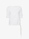 Still Life image of Addison Top In Washed Cotton Poplin in WHITE