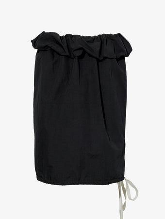 Still Life image of Hayley Skirt In Ligthweight Crinkle Poplin in BLACK