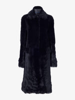 Still Life image of Fiona Coat In Sheared Toscana in Black