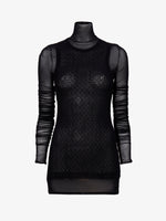 Still Life image of Rio Top In Tulle Jersey in Black