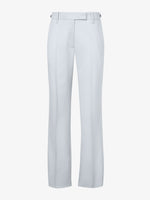 Flat image of Teddy Pant in Wool Twill Suiting in SMOKE