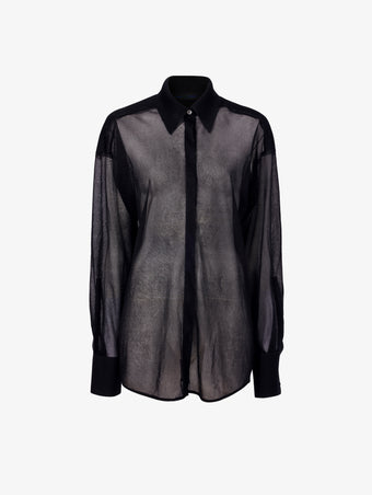 Still Life image of Smithson Shirt In Silk Knit in Black