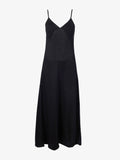 Flat image of Bella Dress in Lacquered Viscose in black