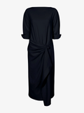 Proenza Schouler Still Life image of Maisie Dress in Matte Viscose Crepe in BLACK