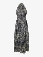 Proenza Schouler Still Life image of Lola Dress in Printed Viscose Crepe in BLACK MULTI