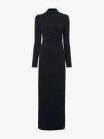 Proenza Schouler Still Life image of Annette Dress in Cashmere Silk in BLACK