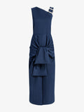 Proenza Schouler Still Life image of Jackie Dress in Technical Nylon Jacquard in Midnight