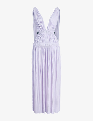 Proenza Schouler Still Life image of Serra Dress in Matte Jersey in Lilac