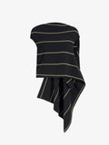 Proenza Schouler Still Life image of Sutton Top in Stripe Bi-Stretch Viscose in Black Multi