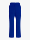 Proenza Schouler flat image of Alexia Pant in Bi-Stretch Suiting in cobalt