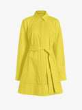 Proenza Schouler Still Life image of Sammy Dress in Eco Cotton Poplin in Yellow