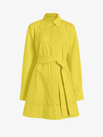 Proenza Schouler Still Life image of Sammy Dress in Eco Cotton Poplin in Yellow