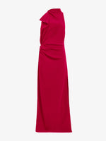 Proenza Schouler flat image of Devyn Dress in Matte Double Crepe in orchid