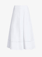 Proenza Schouler Still Life image of Laci Skirt in Eco Cotton Poplin in White