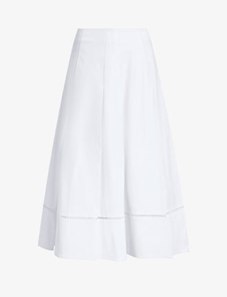 Proenza Schouler Still Life image of Laci Skirt in Eco Cotton Poplin in White