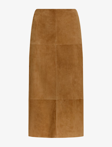 Proenza Schouler Still Life image of Nadia Skirt in Suede in Pony