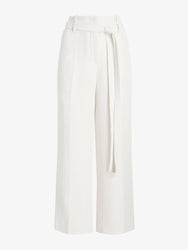 Proenza Schouler Still Life image of Maggi Pant in Cotton Viscose Linen in Ecru