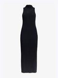 Proenza Schouler Still Life image of Maia Dress in Midweight Viscose Rib in Black