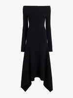 Proenza Schouler Still Life image of Romi Dress in Textured Sculpted Viscose in Black