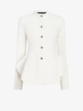 Proenza Schouler Still Life image of Dasha Jacket in Compact Viscose in Off White