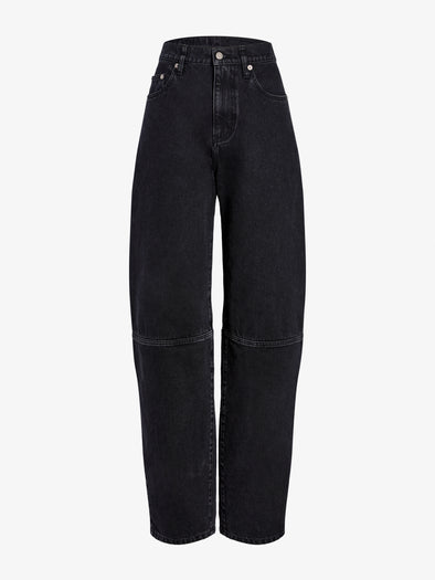 Proenza Schouler Still Life image of Fontana Jean in Black Rigid Denim in Black