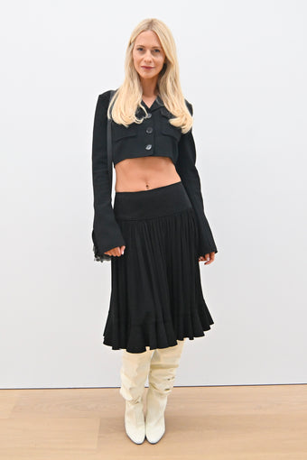 Poppy Delevigne at the SS24 Proenza Schouler Runway Show