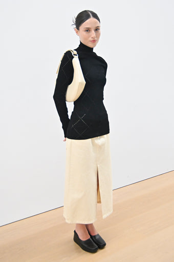 Madeline Argy at the SS24 Proenza Schouler Runway Show