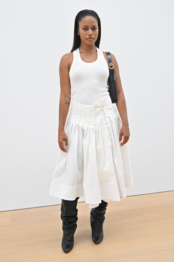 Taylour Paige at the SS24 Proenza Schouler Runway Show