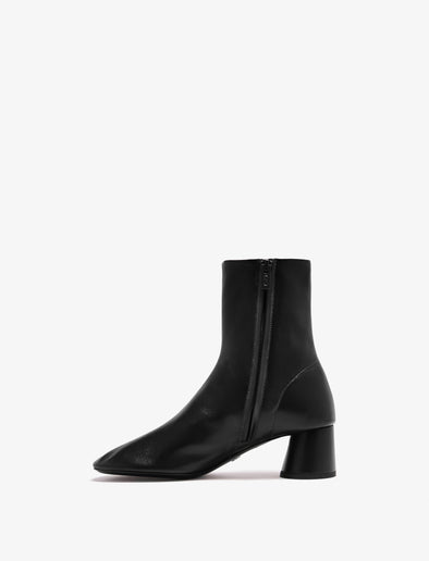 Proenza Schouler back image of Glove Ankle Boots in Slick Nappa in black