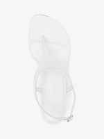 Aerial image of Tee Thong Sandals in White
