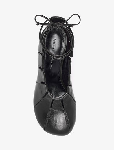Aerial image of Glove Hinge Pumps in Black