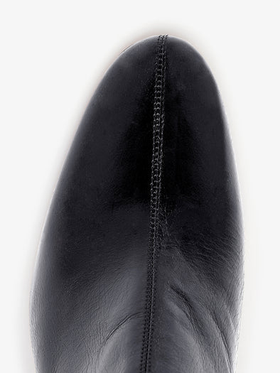 Proenza Schouler Aerial image of Uma Ankle Boots in Slick Calf in Black