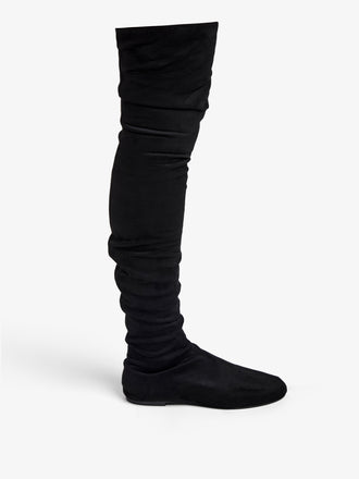 Proenza Schouler Front image of Tee Stretch Over The Knee Boots in Black