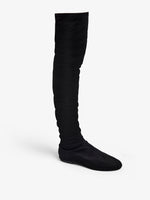 Proenza Schouler 3/4 Front image of Tee Stretch Over The Knee Boots in Black