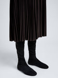 Proenza Schouler Image of model wearing Tee Stretch Over The Knee Boots in Black