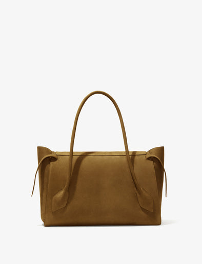 Proenza Schouler Back image of Small Tate Bag in Nubuck Calf in Tobacco