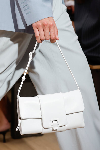 Runway image of Flip Shoulder Bag in white