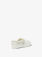 Back 3/4 image of Vans x Proenza Schouler Puffy Slip-On Shoes in ecru