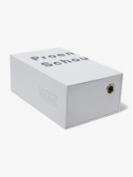 Box image of Vans x Proenza Schouler Puffy Slip-On Shoes in black
