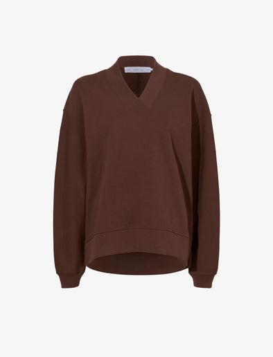 Flat image of Olivia Sweatshirt In mocha