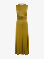 Still Life image of Beatrice Dress In Solid Jersey in OLIVE