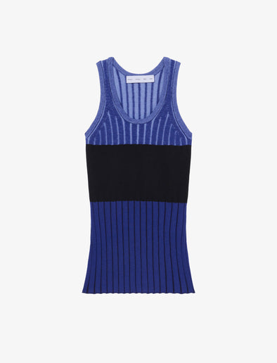 Still Life image of Parker Shirt In Layering Ribs in NAVY MULTI
