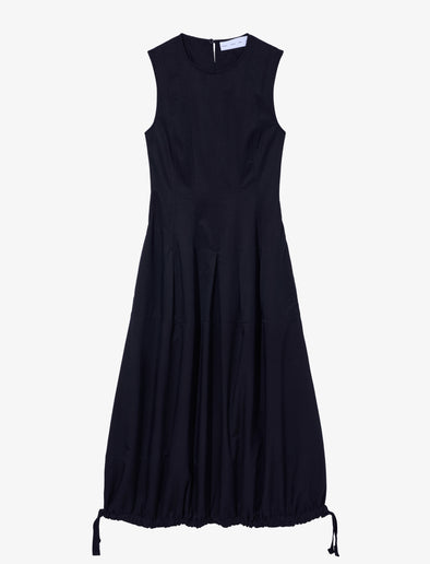 Proenza Schouler Still Life image of Marley Dress in Tech Cotton in BLACK