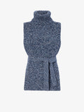 Proenza Schouler Still Life image of Ember Vest in Moulinex Knits in INK MELANGE