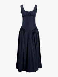 Proenza Schouler Still Life image of Kendall Dress in Tech Cotton in Navy